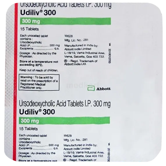 udiliv 300mg tablet 15's